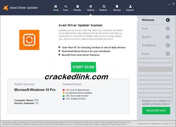 Avast Driver Updater 22.2.2466 Crack With License Key 2022 Free