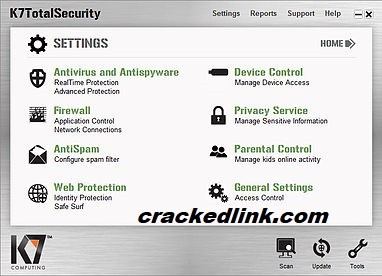 K7 TotalSecurity 16.0.0787 Crack With Activation Key 2022 Free