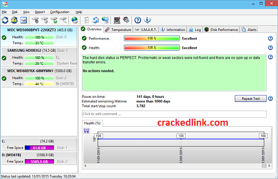 Hard Disk Sentinel Pro 6.01.6 Crack With Serial Key 2023 Free