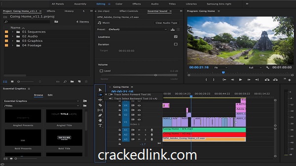 Adobe Premiere Pro CC 2022 Crack With Serial Number Free